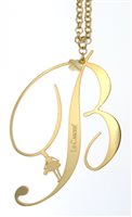 Collana Le Carose Donna iniziali in Ottone B-LECAROSE - B-LECAROSE